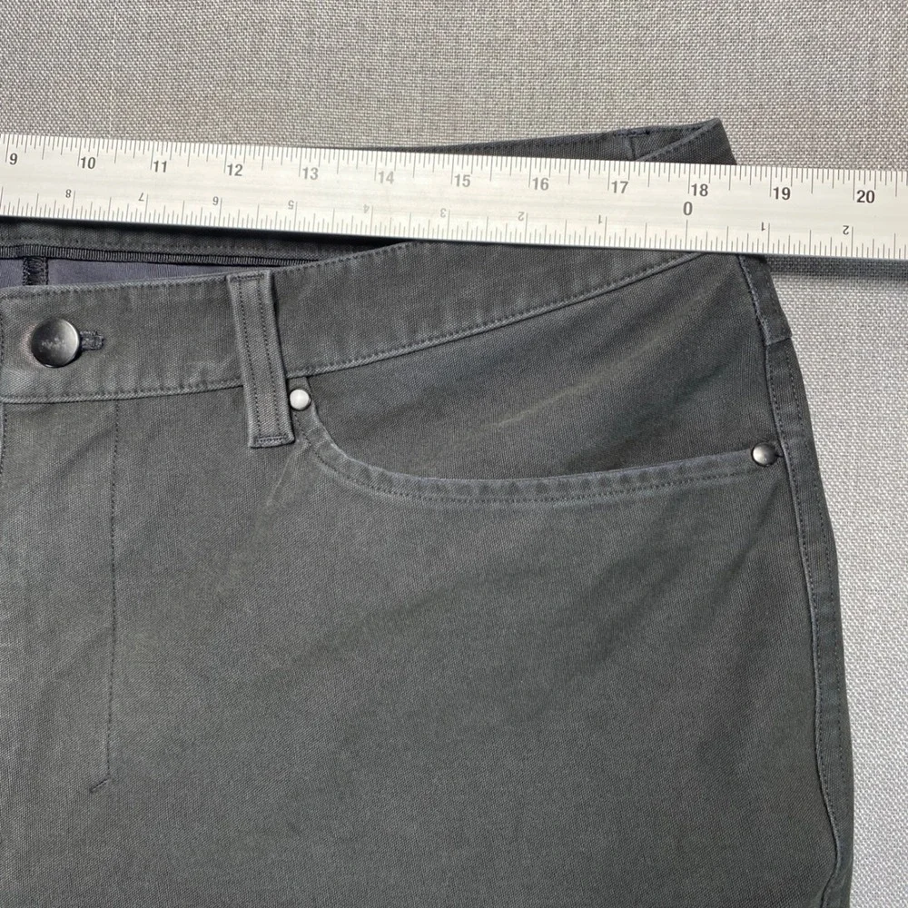 Lululemon ABC Pant Classic Black Mens 36x32 Five Pocket